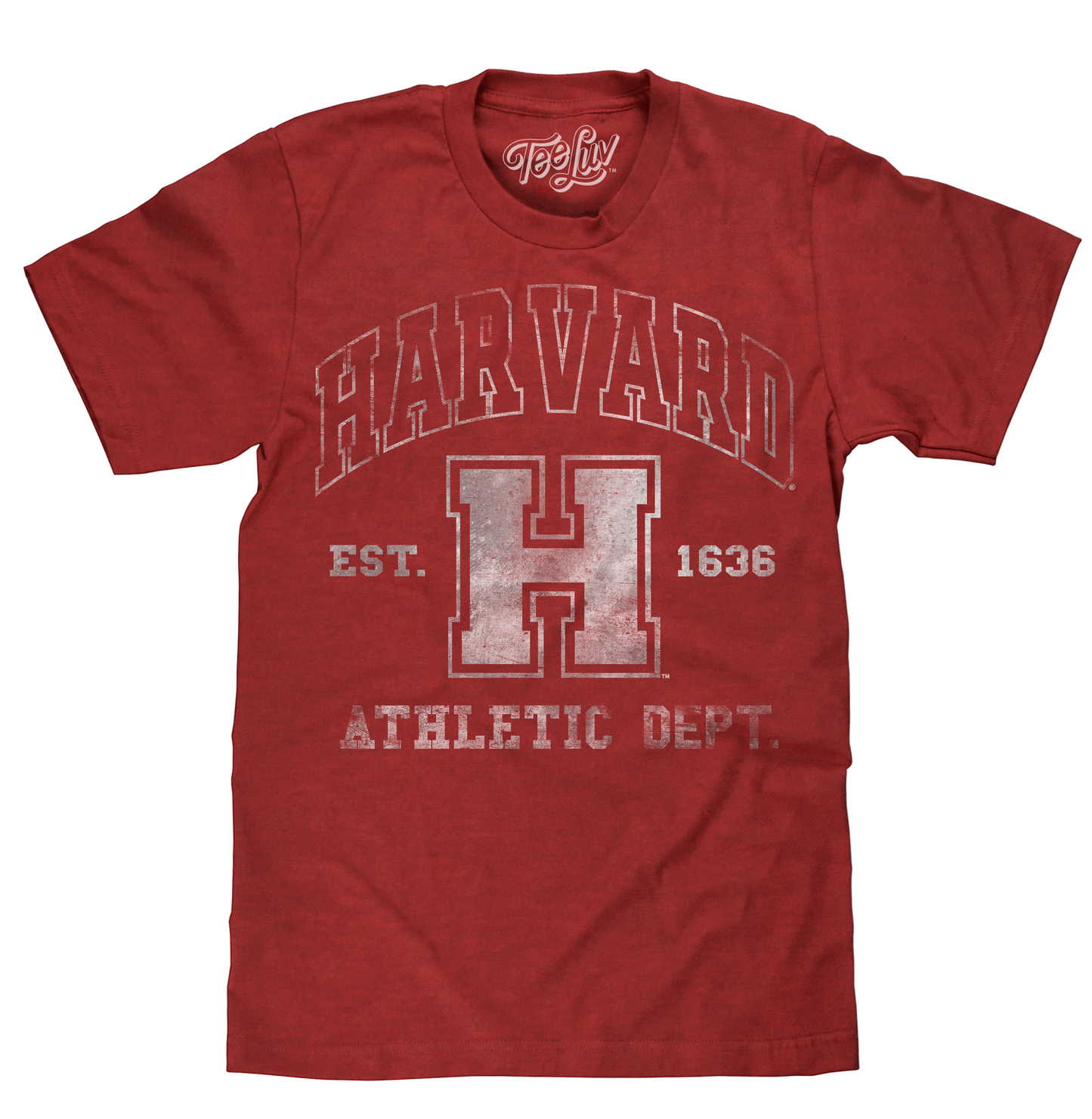 Harvard Athletic Department Mens T Shirt Officially Licensed Crimson