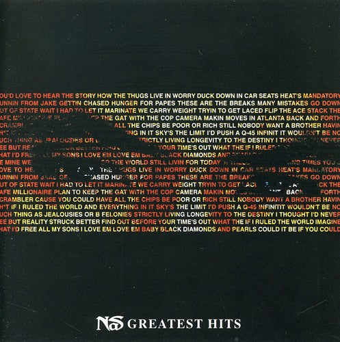 the album cover for Nas - Greatest Hits