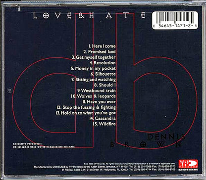 Dennis Brown - Love & Hate: Best Of Dennis Brown Music CD