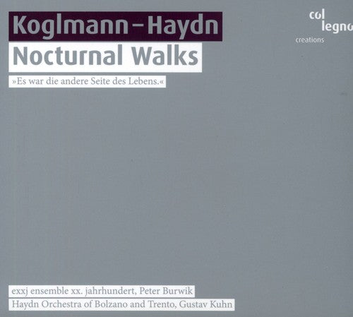 the album cover for Haydn Orchestra of Bolzano and Trento - Haydn: Symphonie Nr. 27 &amp; Koglmann: Nocturnal Walks