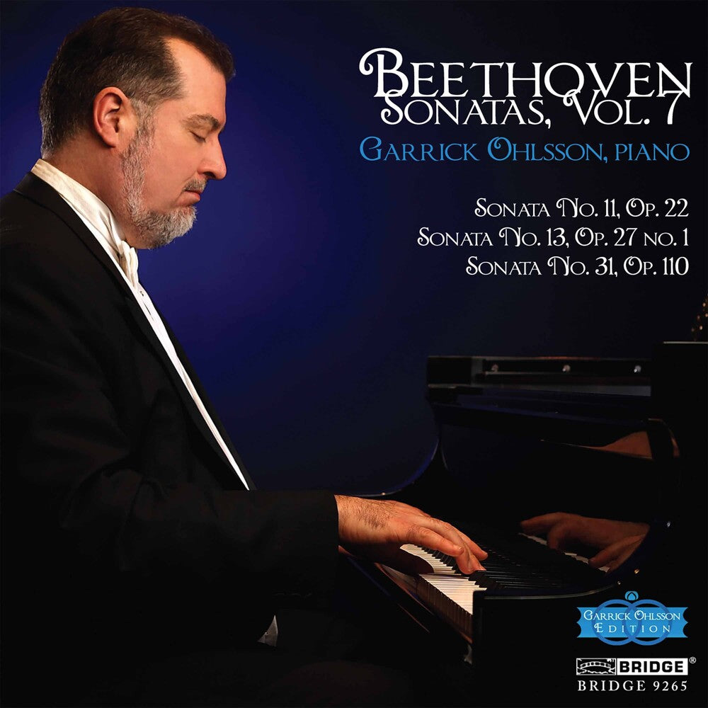 the album cover for GARRICK OHLSSON - Sonatas 7
