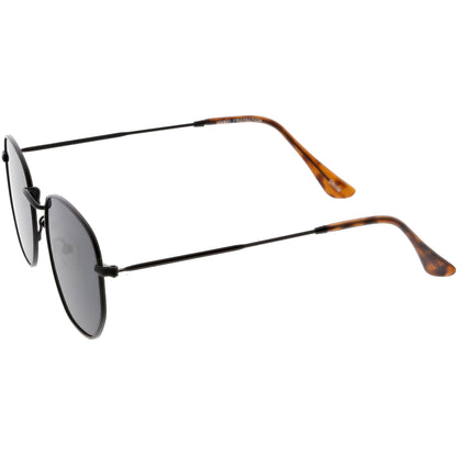Retro Dapper Indie Modern Flat Geometric Lens Sunglasses C518