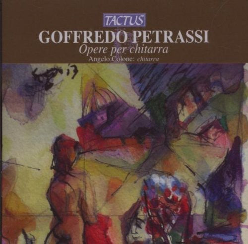 the album cover for Angelo Colone - Works for Guitar