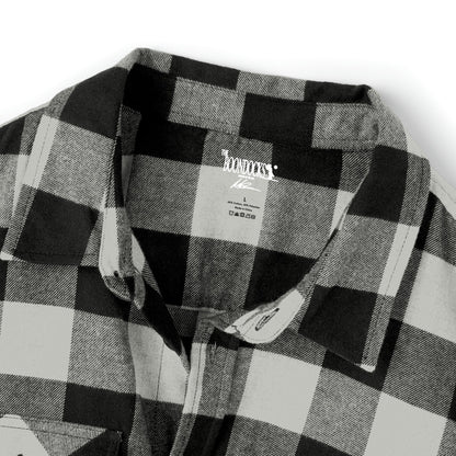 The Boondocks Freeman Brothers Wanted Grey / Black Flannel Shirt