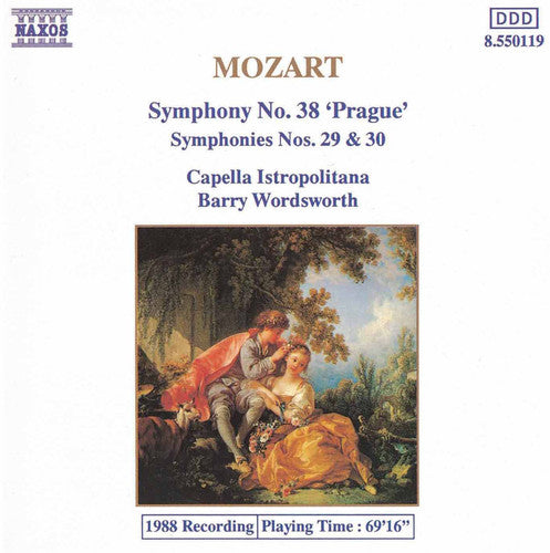 the album cover for BARRY WORDSWORTH - Symphonies 29, 30 & 38