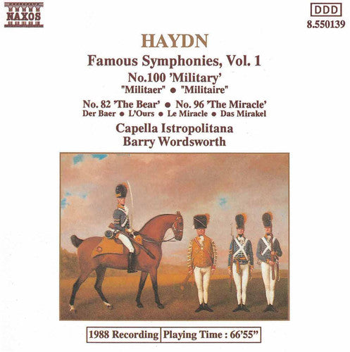 the album cover for BARRY WORDSWORTH - Symphonies 82, 96 & 100