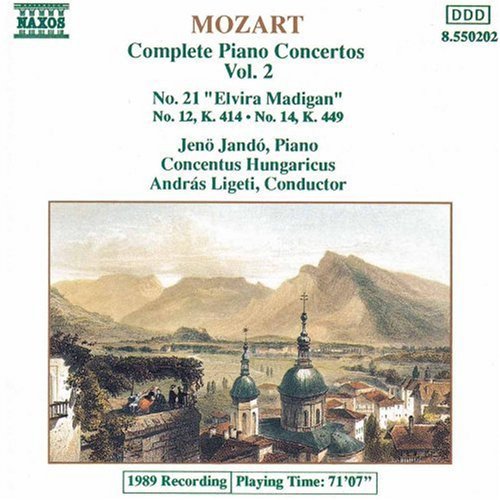 the album cover for JenÅ‘ JandÃ³ - Piano Concerti 12, 14 & 21