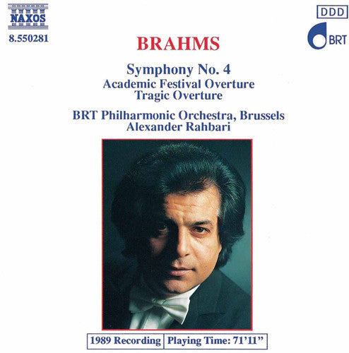 the album cover for Alexander Rahbari - Symphony 4 / Overtures