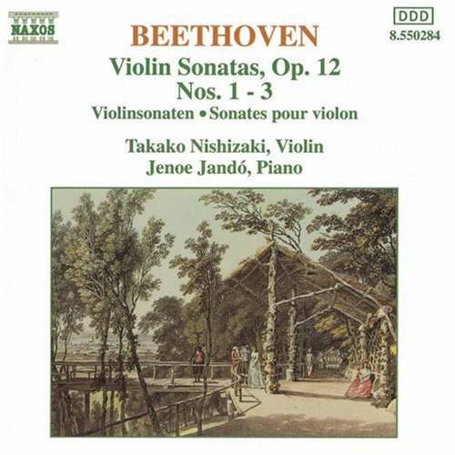 the album cover for JenÅ‘ JandÃ³ - Violin Sonatas Opus 12 1-3