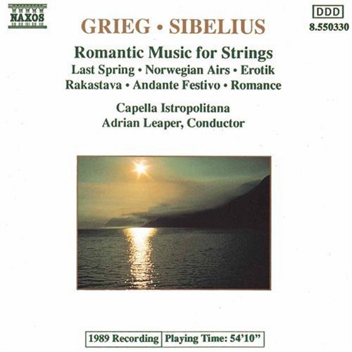 the album cover for GRIEG/SIBELIUS - Norwegian Airs