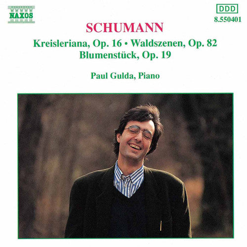 the album cover for Paul Gulda - Waldszenen / Kreisleriana / Blumenstuck