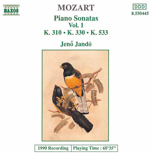 the album cover for JenÅ‘ JandÃ³ - Piano Sonatas 310, 330 & 533