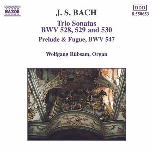 Bach,j.s. / Rubsam - Trio Sonatas Bwv 528-530 / Prelude & Fugue Bwv 547 - Music CD