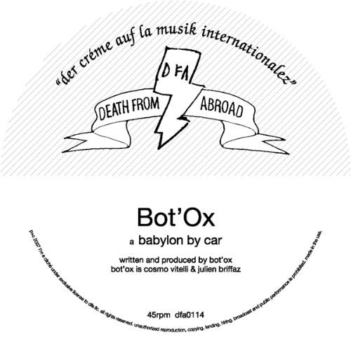 Bot'ox - Babylon By Car Vinyl Record