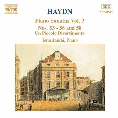 the album cover for JenÅ‘ JandÃ³ - Piano Sonatas 3
