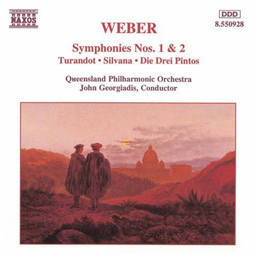 Weber / Georgiadis / Queensland Philharmonic - Symphonies 1 & 2 - Music CD