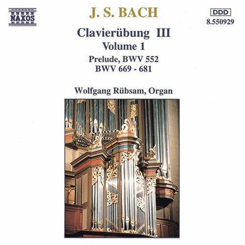 the album cover for J. RHEINBERGER - Clavierubung Volume 1
