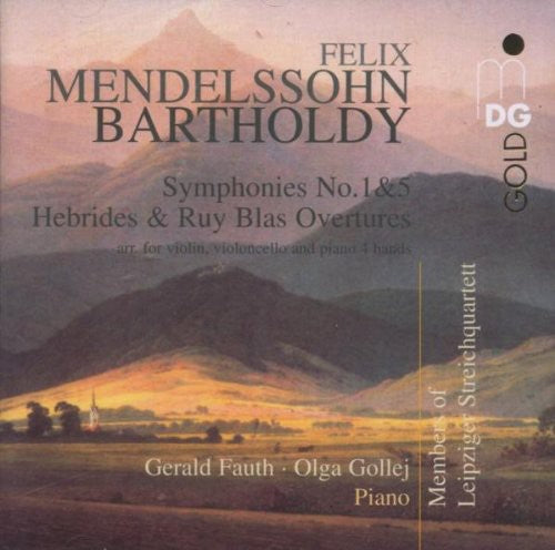 Mendelssohn / Seidel / Moosdorf / Fauth / Gollej - Symphony No 5 Hebriden Overture - Music CD