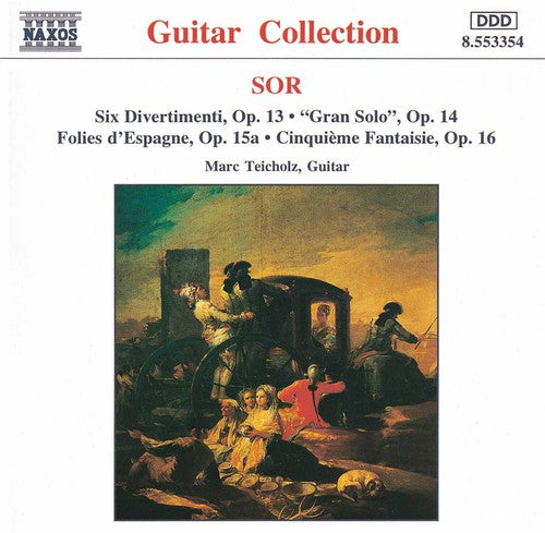 the album cover for F. SOR - Guitar Music