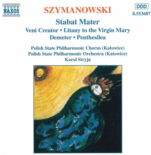 the album cover for Karol Stryja - Stabat Mater / Veni Creator / Litany to the Virgin