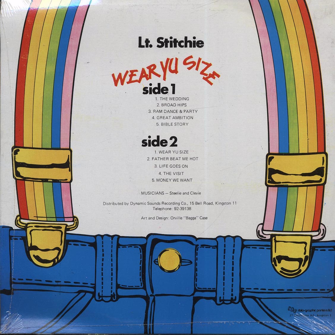Lt. Stitchie - Wear Yu Size Vinyl Record