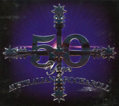 the album cover for 50 Years of Australian Rock N Roll / Various - 50 Years Of Australian Rock N Roll / Various [Deluxe]