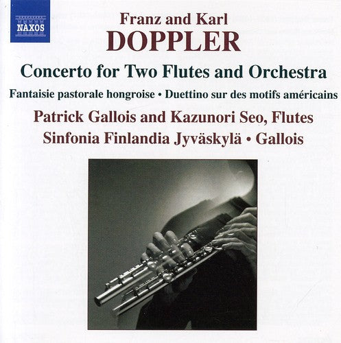 the album cover for Patrick Gallois - Concerto for 2 Flutes & Orchestra / Fantaisie
