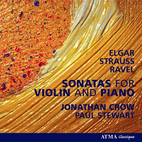 Elgar / Ravel / Strauss,r. / Crow / Stewart - Sonatas For Violin & Piano - Music CD