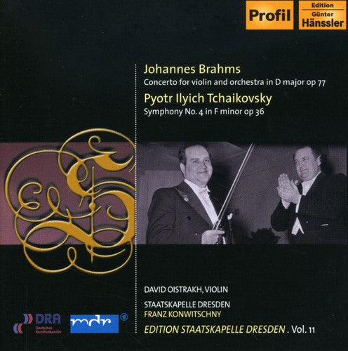 Brahms / Tchaikovsky / Oistrakh / Skd / Konwitschn - Violin Concerto / Symphony No 4 - Music CD