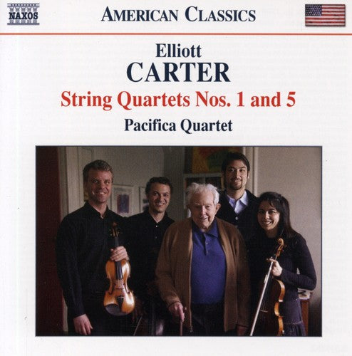 the album cover for Pacifica Quartet - String Quartets 1 & 5