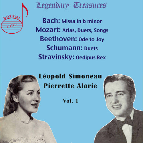 Simoneau / Alarie / Bach / Mozart / Pelletier - Legendary Treasures 1 - Music CD
