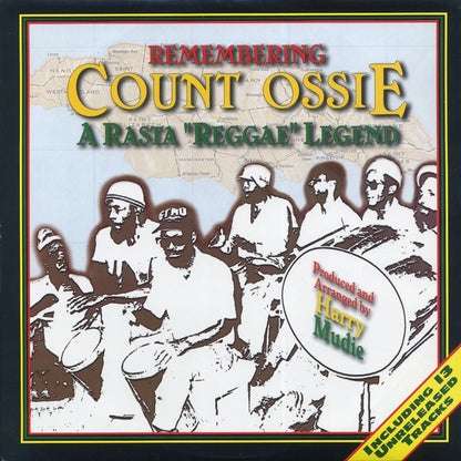 Count Ossie - Remembering Count Ossie: A Rasta Reggae Legend (1996 FIRST PRESS) (orig. press) (green vinyl) Vinyl Record