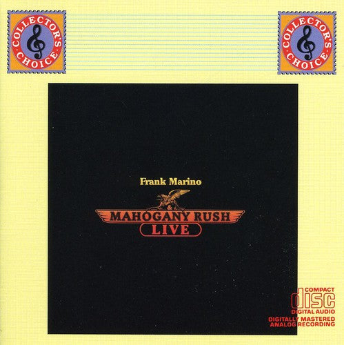 the album cover for Frank Marino & Mahogany Rush - Frank Marino and Mahogany Rush - Live