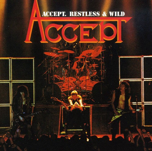 the album cover for Accept - Restless and Wild