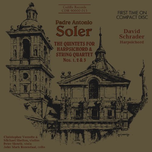 Soler / Schrader - Quintets For Harpsichord & Strings 1 & 2 - Music CD