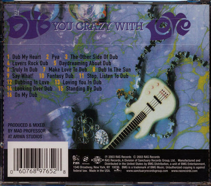 Mad Professor - Dub You Crazy With Love Music CD