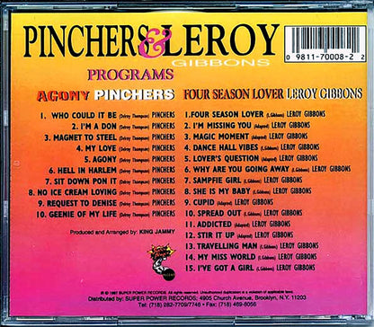 Pinchers, Leroy Gibbons - Agony + Leroy Gibbons 'Four Season Lover' (25 tracks) (2xCD) Music CD