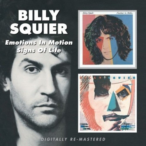 the album cover for Billy Squier - Emotions In Motion/Signs Of Life [Import]