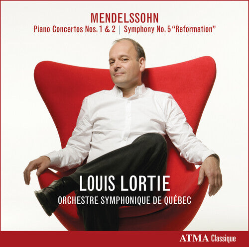 Mendelssohn / Orch Symphonique De Quebec / Lortie - Piano Concertos 1 & 2 / Symphony No 5 - Music CD
