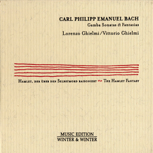 Bach,c.p.e. / Buratto / Ghielmi,lorenzo & Vittorio - Gamba Sonatas & Fantasies - Music CD