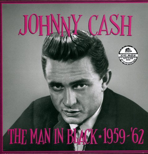 the album cover for Johnny Cash - Man In Black 1959-62 [Import]