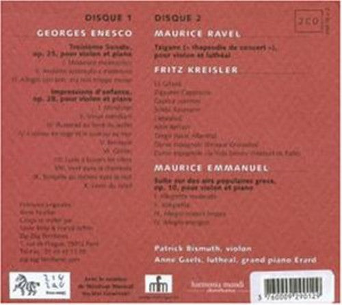 Enescu / Bismuth / Gaels - Miroirs - Music CD