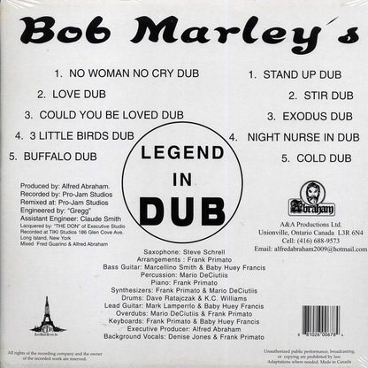 Bob Marley - Legend In Dub Vinyl Record