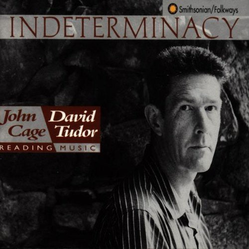 the album cover for John Cage - Indeterminacy