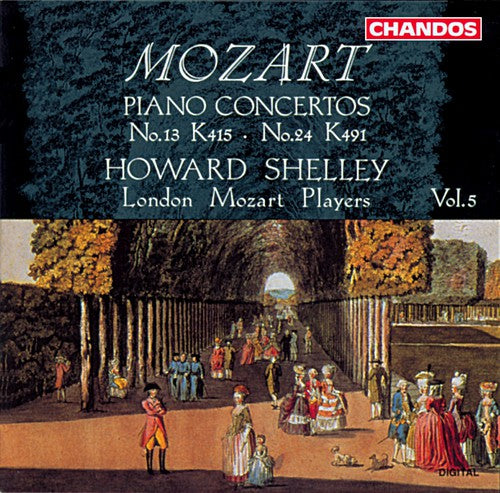 the album cover for Howard Shelley - Piano Concerti 13 & 24
