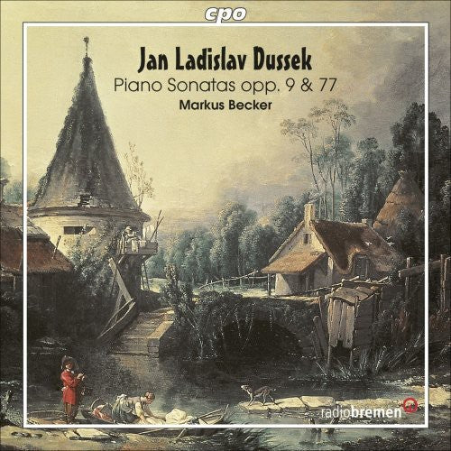 the album cover for Markus Becker - Piano Sonatas Op. 77 & 9 1-3