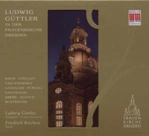 the album cover for Langlais/Purcell - Guttler in Der Frauenkirche Dresden
