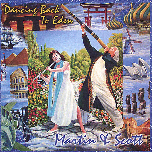 the album cover for Martin & Scott - Dancing Back to Eden