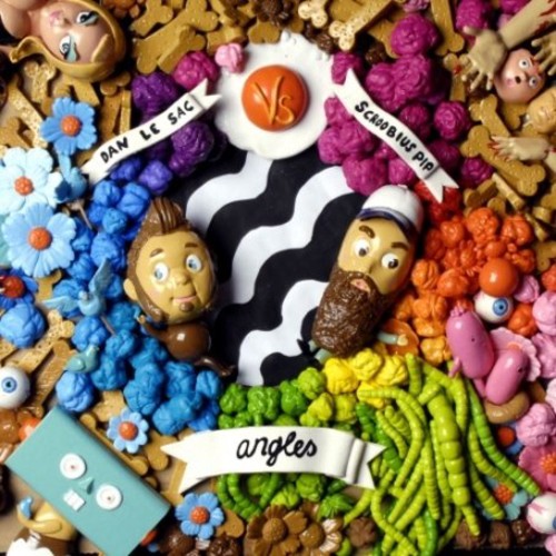 the album cover for Le Dan Sac Vs Scroobious Pip - Angles [Import]