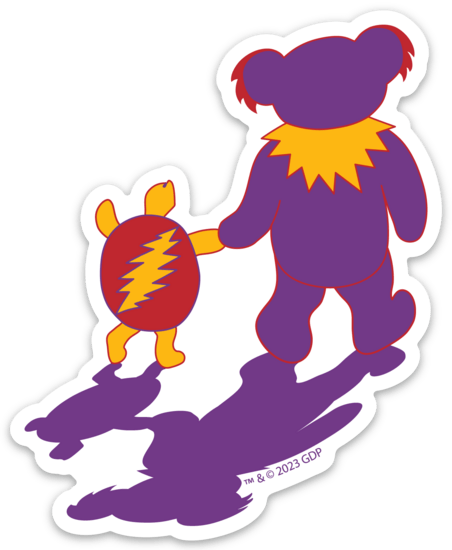 Grateful Dead Terrapin & Bear Sticker